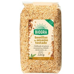 [1975] llavors de sèsam torrat 250 g Biogrà